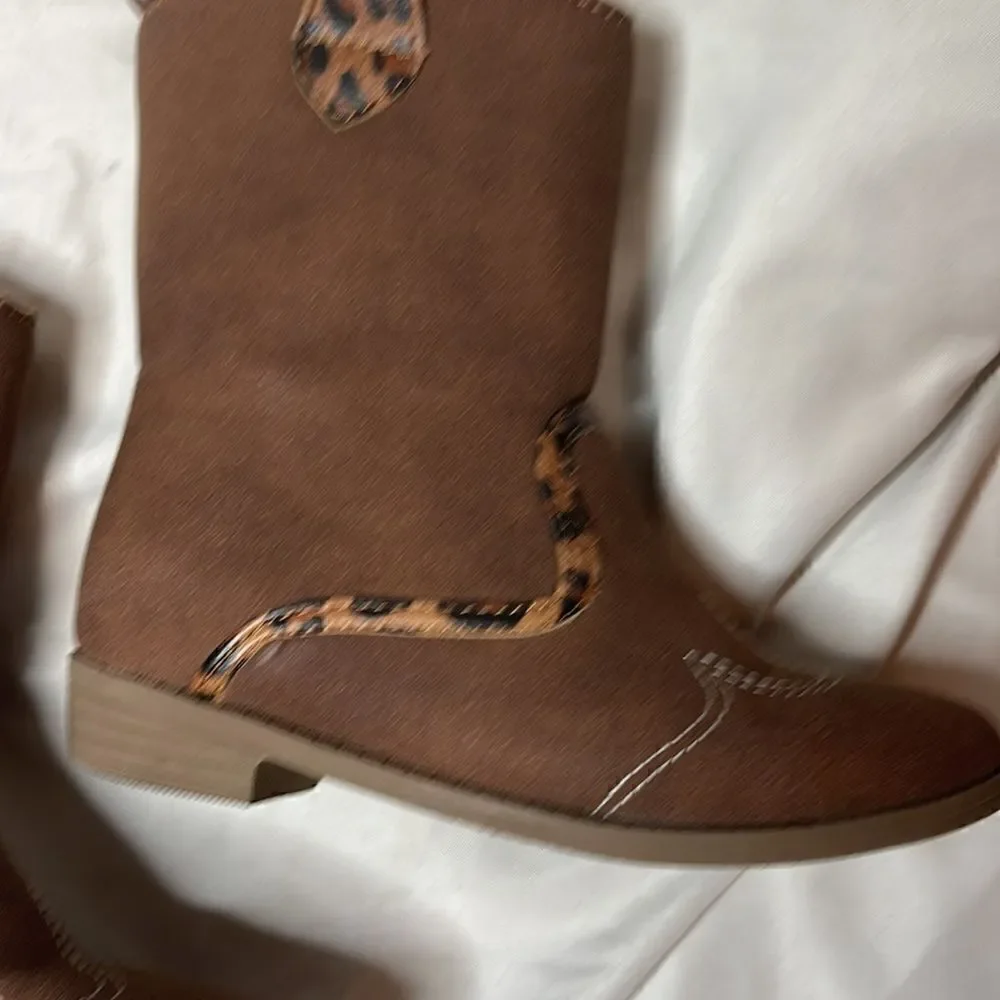 Carter’s Girl’s Marlene Western Cowgirl Boots. Size 10.
